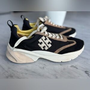 Tory Burch Good Luck Trainer 
Size 8